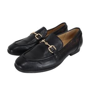 Bruno Marc Women's Classic Horsebit Slip-On Loafers Black Size 7